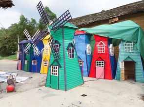 厂家直销风车水车大型景观风车荷兰风车田园美丽乡村风车