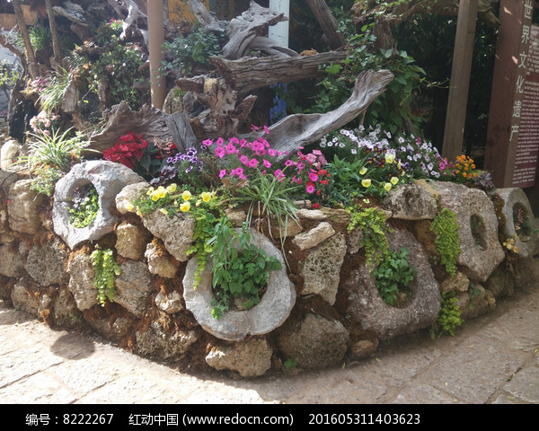 古镇的园林景观图片_图片_红动手机版