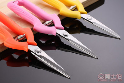 【巧得利厂家直销不锈钢果枝剪摘果稀果剪葡萄采摘剪刀园艺剪修枝剪巧337#】金华市龙剑五金厂 - 产品库